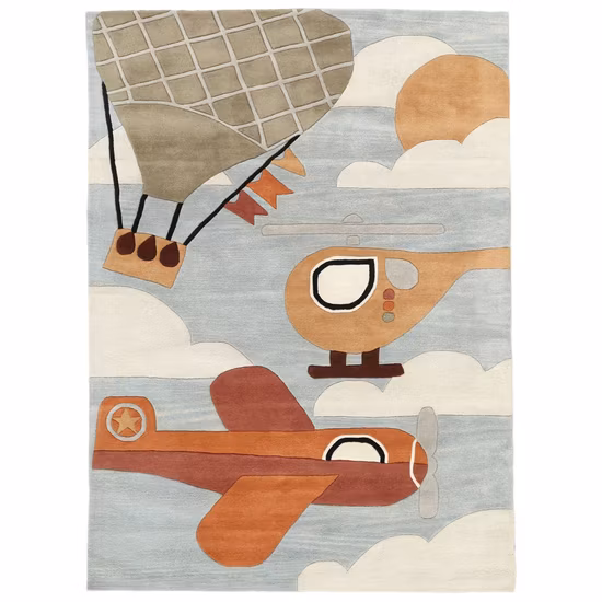 Tapis faits à la main pour enfants, tapis de jeu en laine, tapis de sol sain en bambou